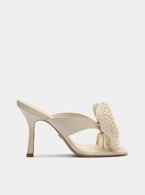 Airflow Ventilation Channels Garden Walk Isla Leather  Stiletto Sandal