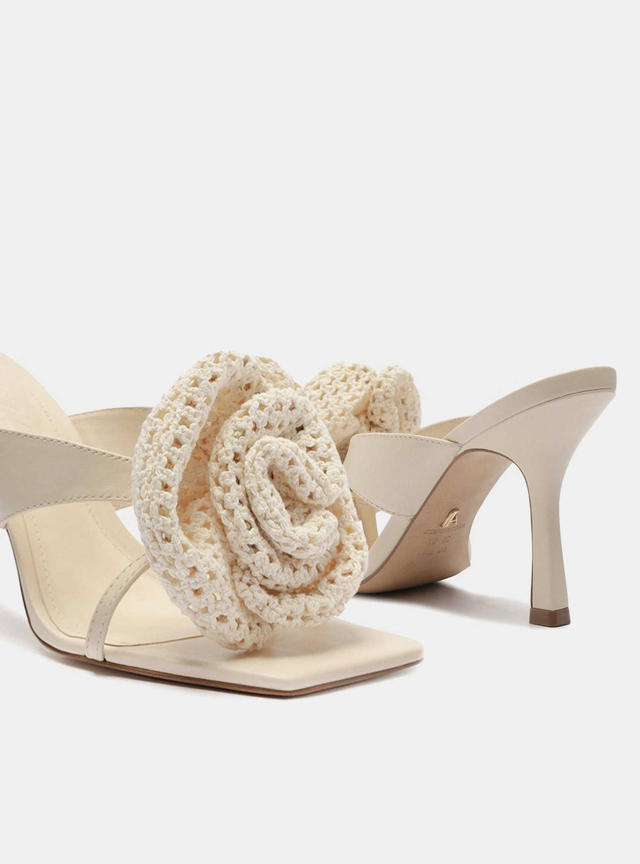 Isla Leather  Stiletto Sandal Young Mood Beach Vibe