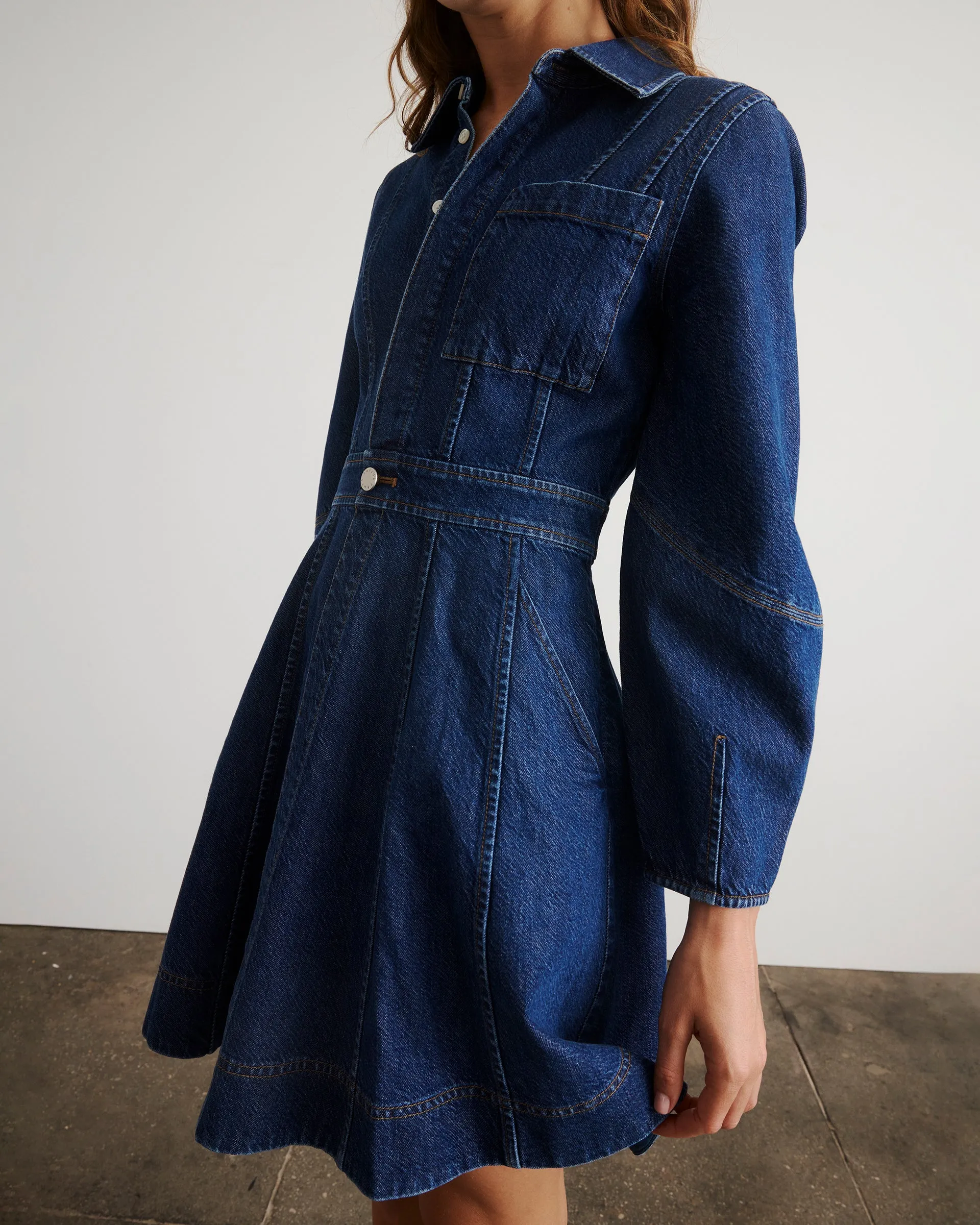 Hailey Dress quick dry Sandblasted Finish