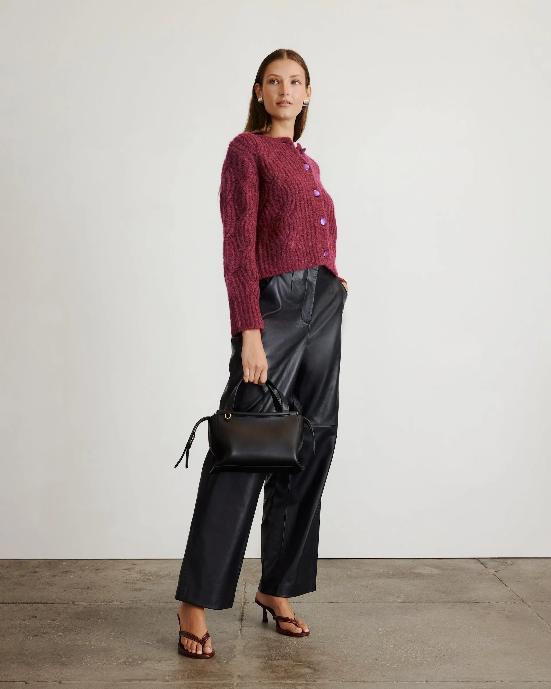 Sleek Texture Hale Cardigan