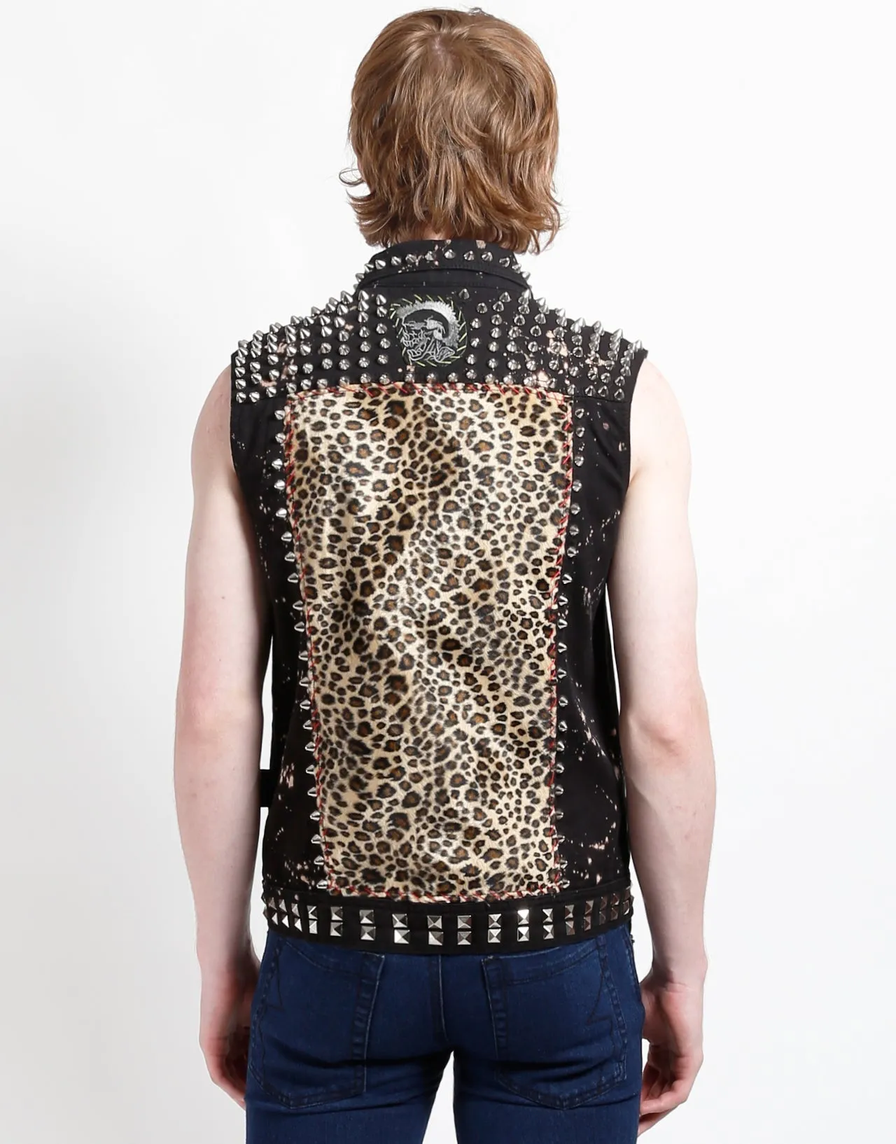 Convertible Design HAND STUDDED PUNK VEST