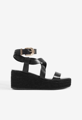 Harper Flatform Sandal Low Impact Sole Geometry Elastic Sling
