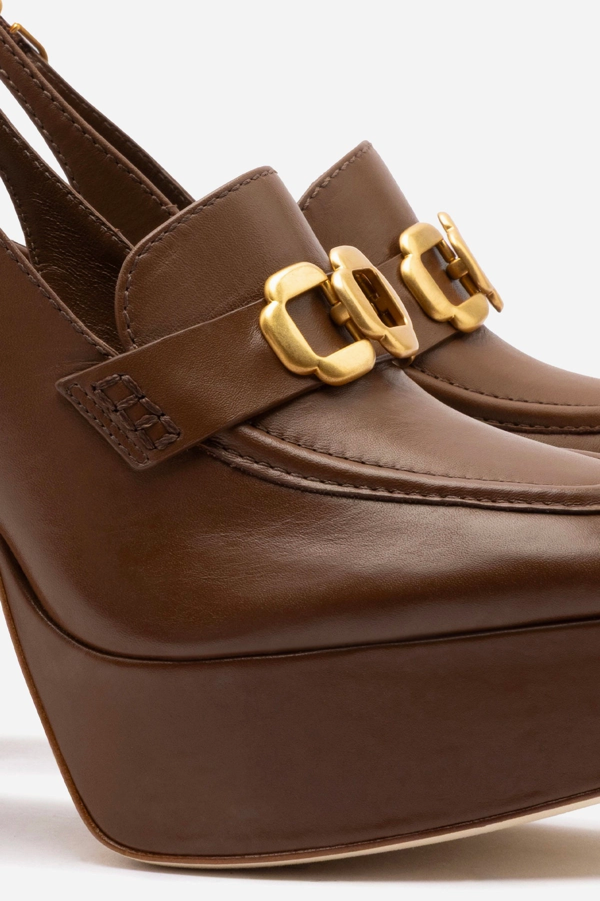 Harrington Hi Loafer In Burnt Umber Leather Recycled Rubber Composite Vital Step