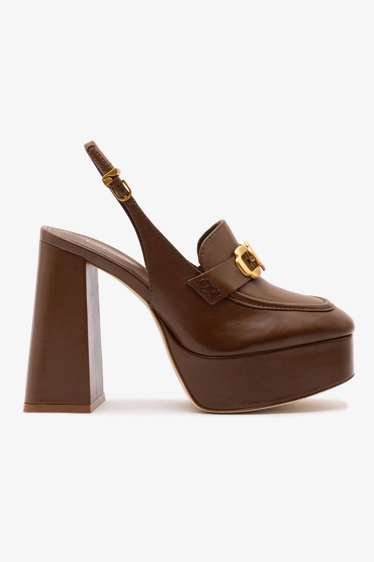 Harrington Hi Loafer In Burnt Umber Leather Flexible Design