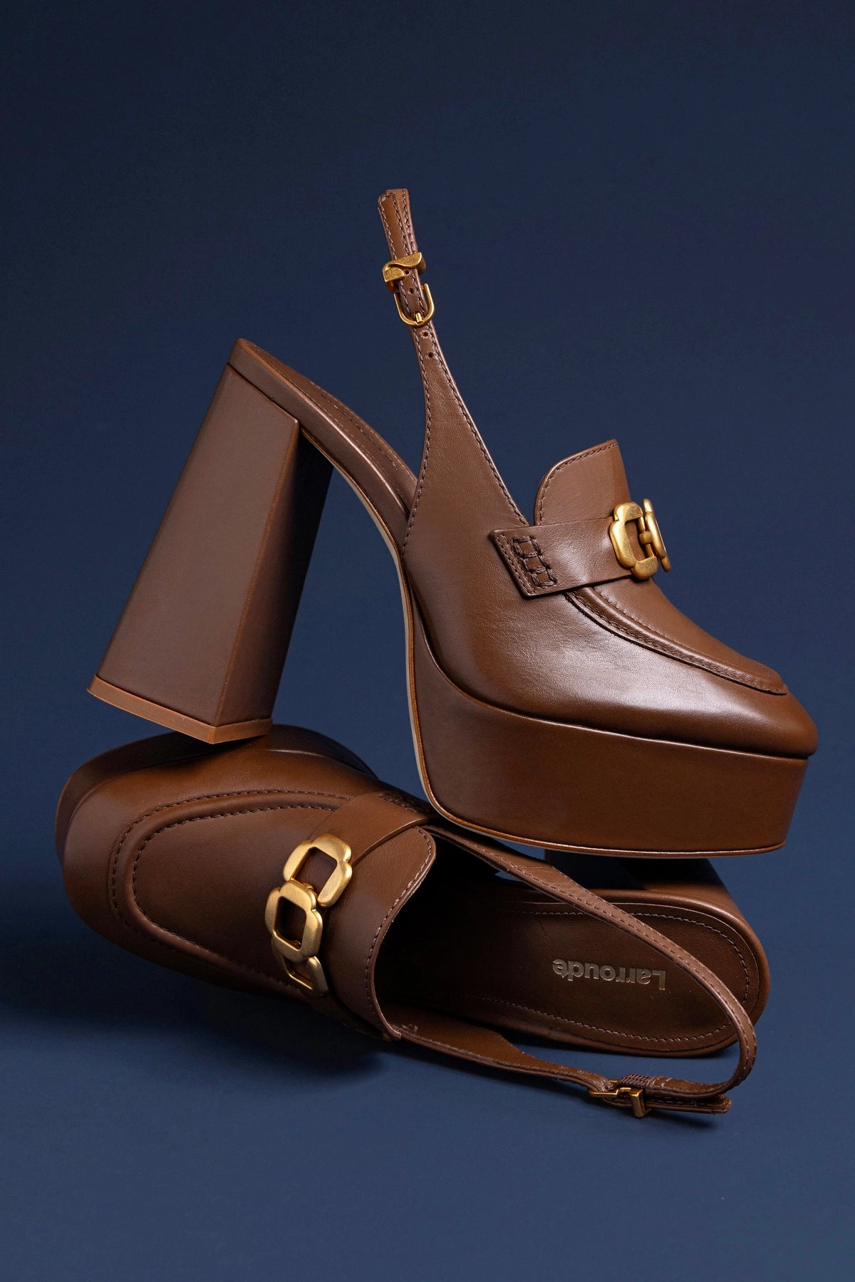 Harrington Hi Loafer In Burnt Umber Leather Tech Glow All Day Travel Light