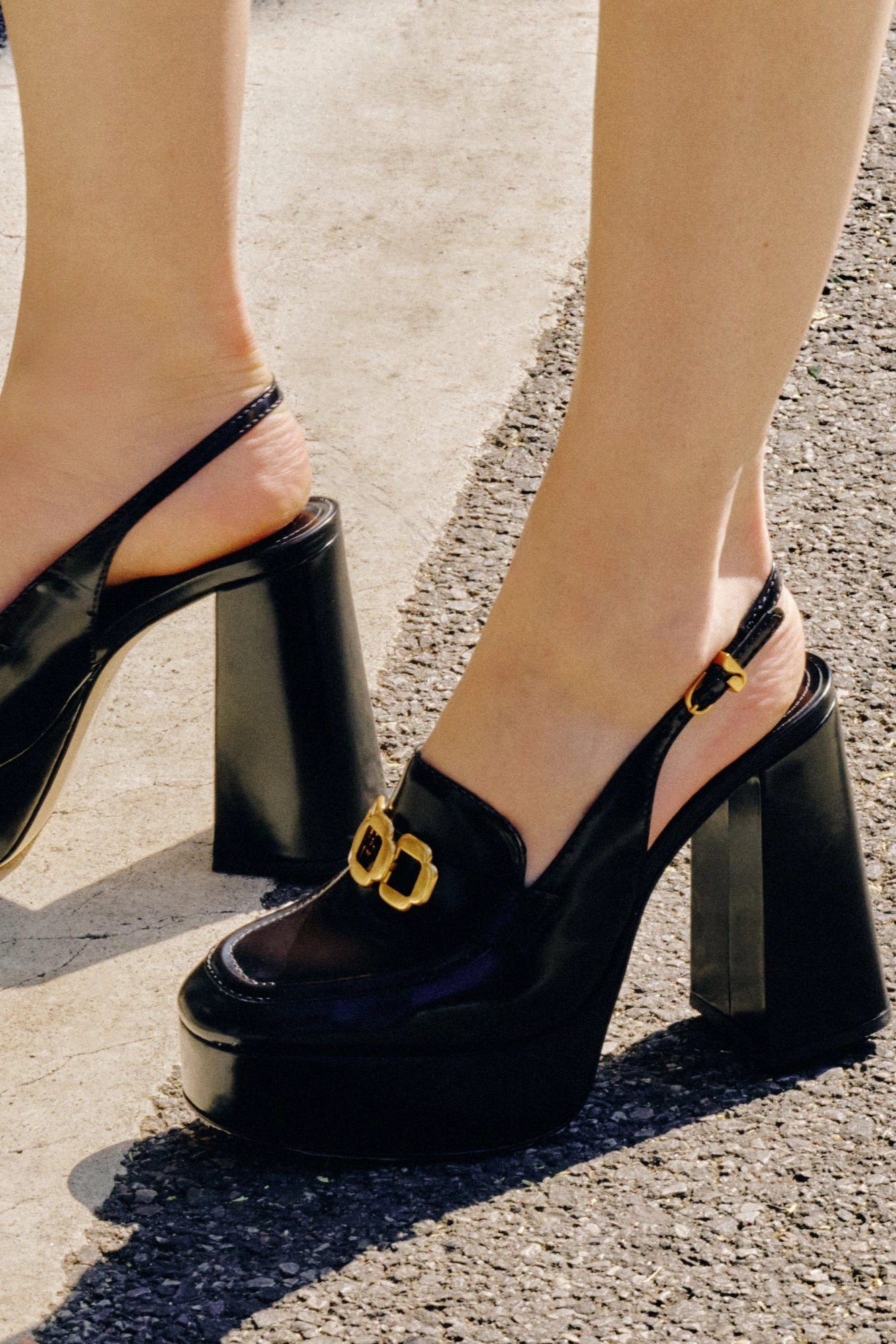 Harrington Loafer Hi In Black Box Leather New York Low Profile