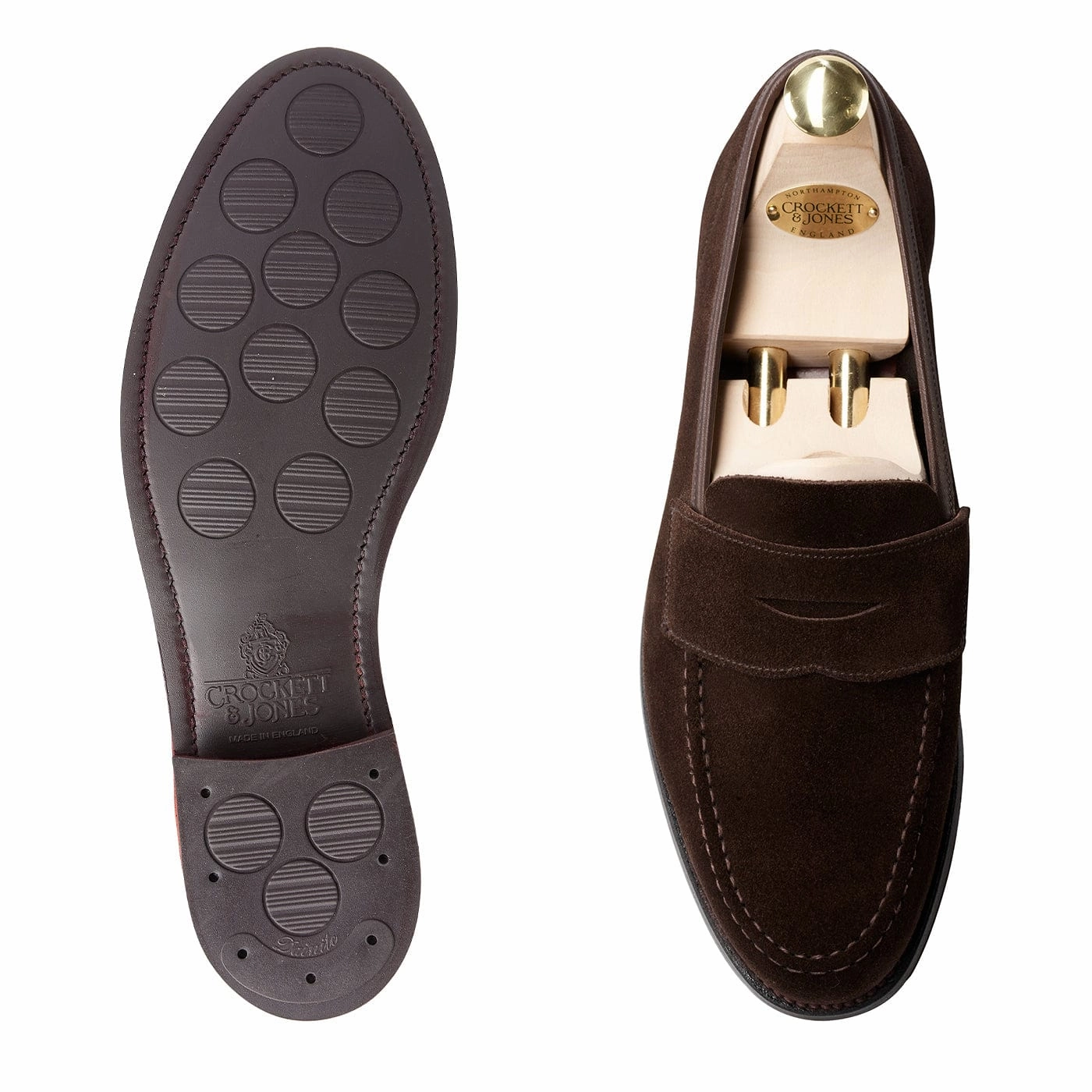 Harvard 2 Dark Brown Suede Responsive Cushion Tech Active Day