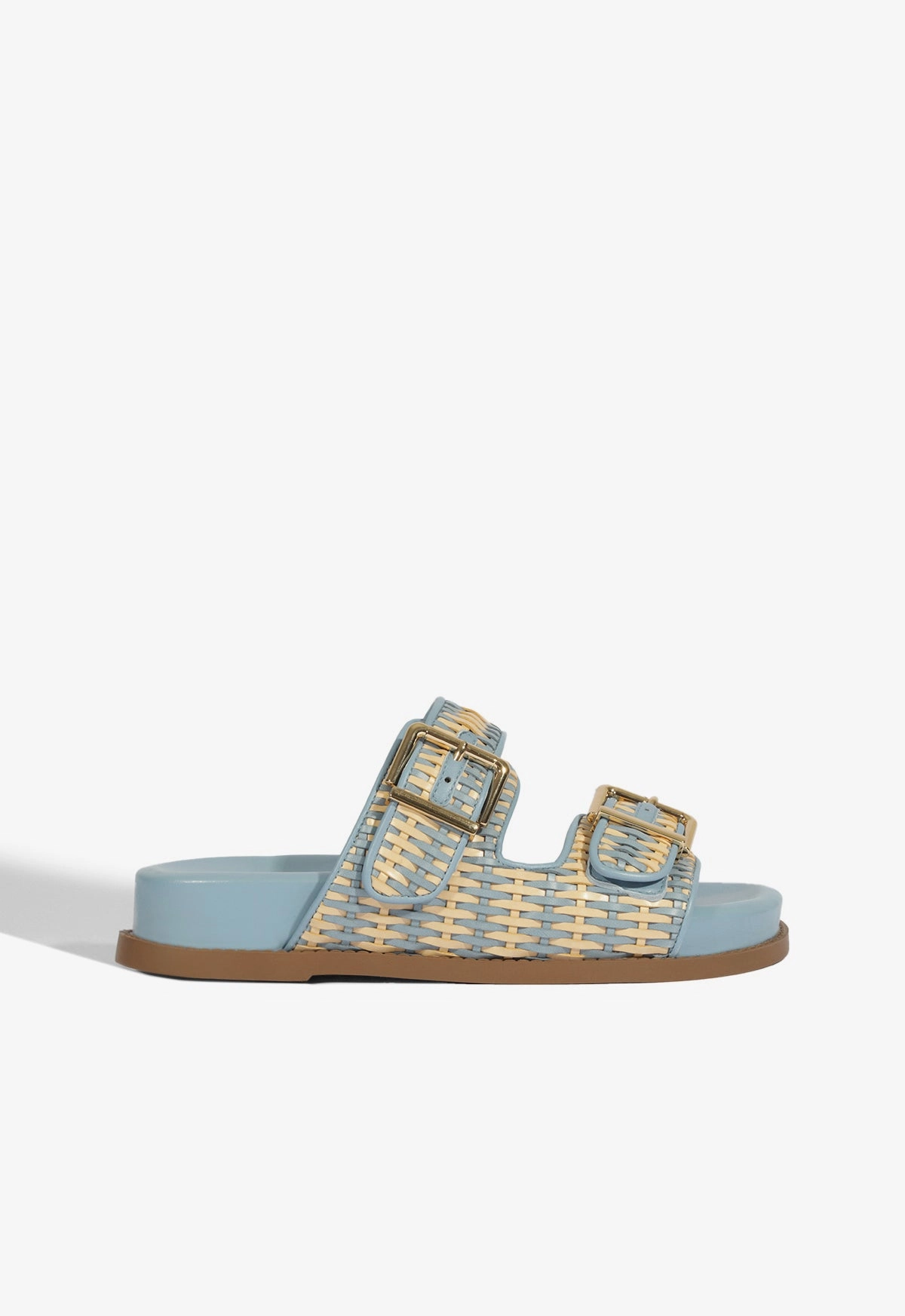 Naomi Blue Sporty Sandal Foam Lining Running Errands