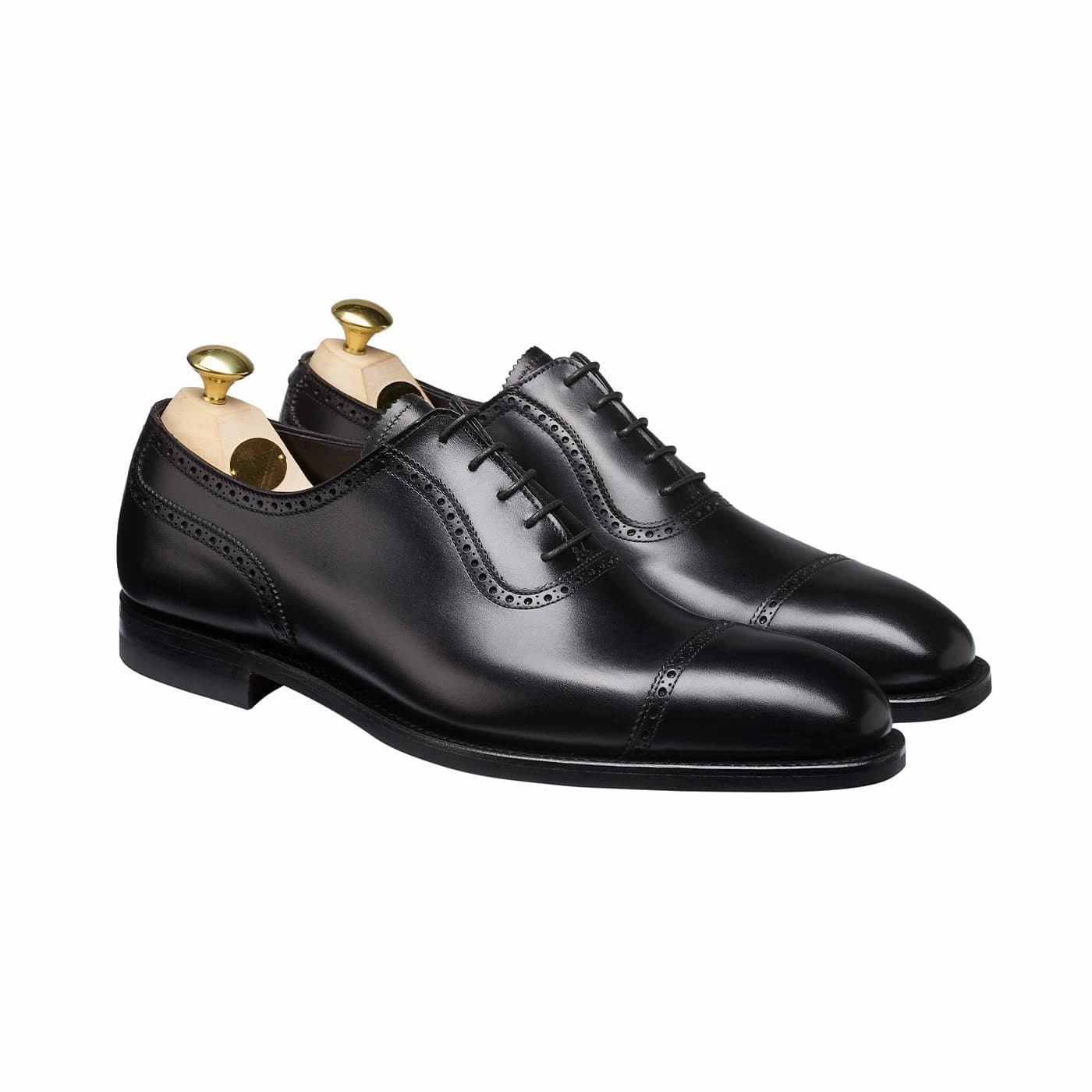 Albany 4 Black Calf Ceremony Oxfords Comfortable Lace-up Footwear