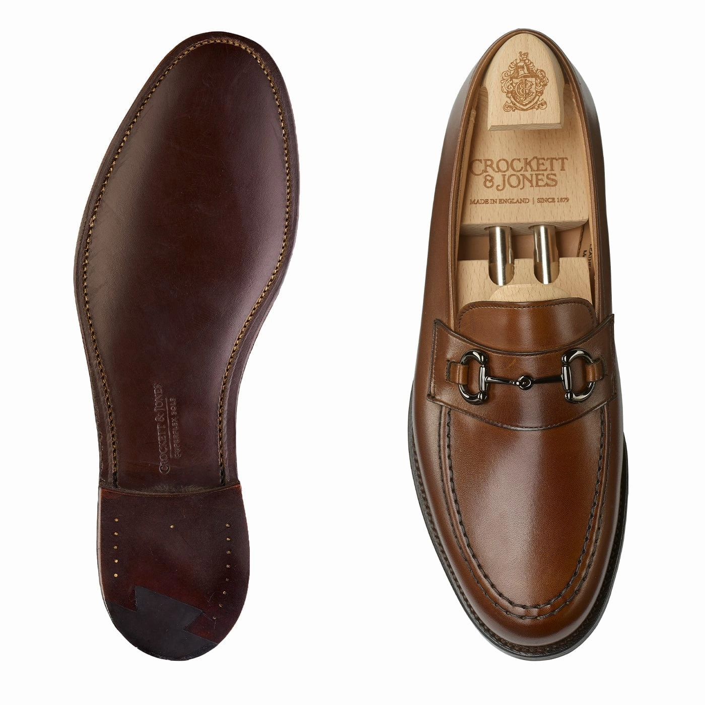 Hendon 2 Dark Brown Burnished Calf Simple Slip-on Design Path Firm