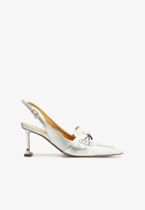 Eva Midsole Zero Drop Platform Fiorella Mid Leather Pump