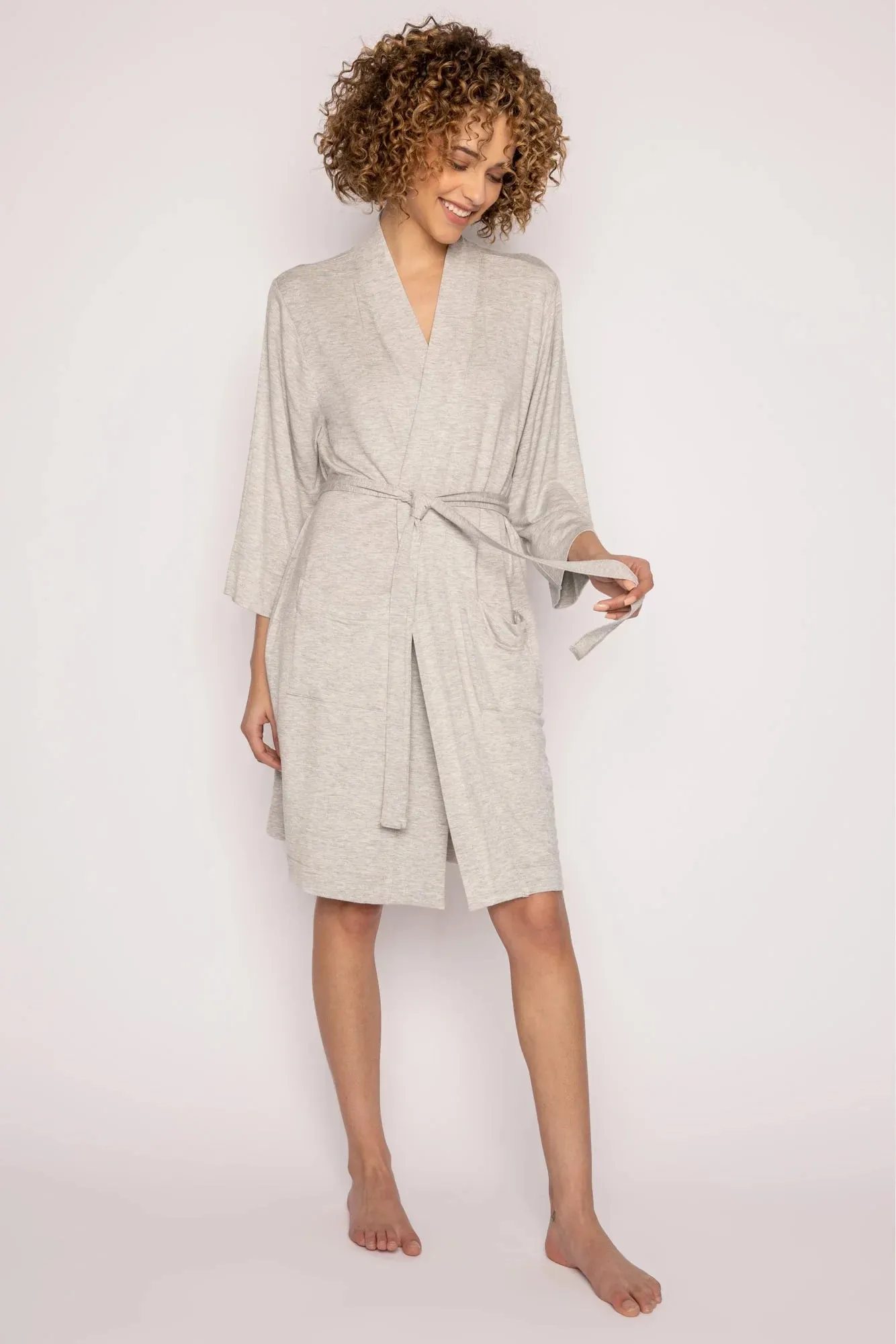 All Season Wear Fabric Printed Hoodie Jammie Essentials Robe