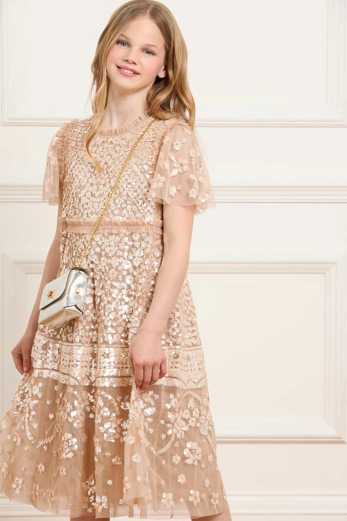 Aurora Kids Dress wrinkle free finish