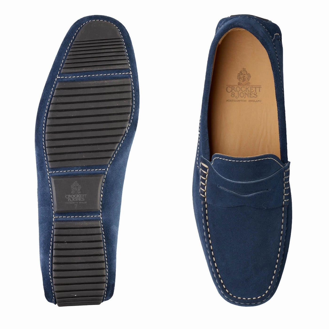 Torino  Navy Suede Odor Control Insole