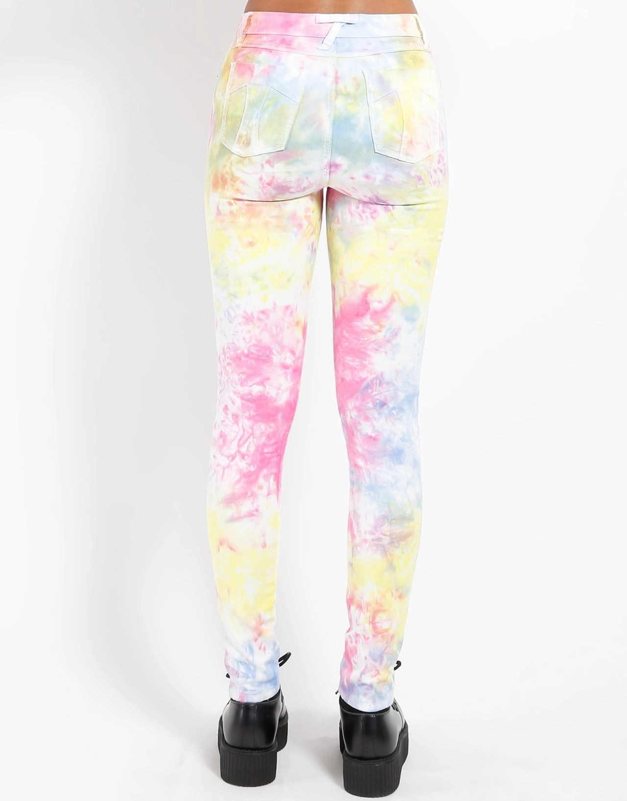 HIGH WAIST FESTIVAL TIE DYE JEAN Casual Fit