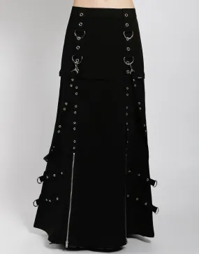 WrinkleFreeFabric Low Profile Design LONG NUCLEUS SKIRT