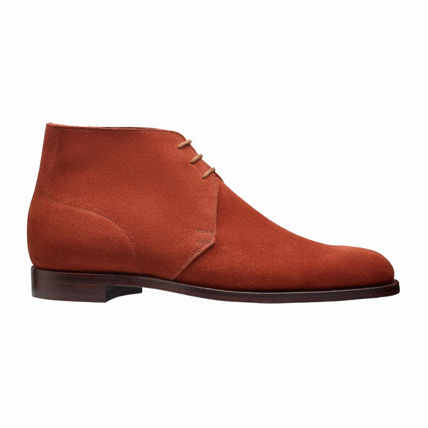 High Traction Weekend Wanderer Durable Shell Urban Commute Chukka Terracotta Suede