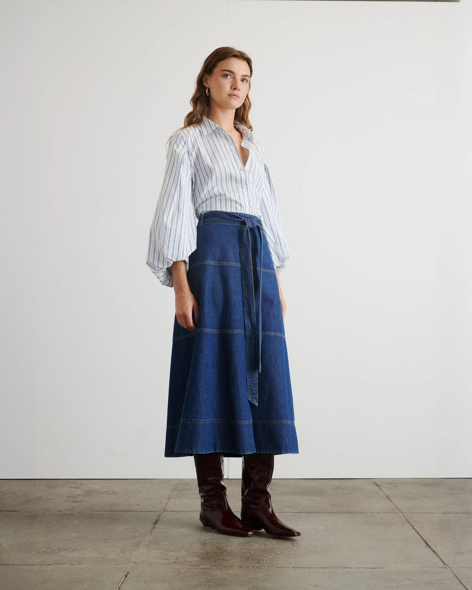 Comfort Stretch Brunch Outfit Trend Setter Hudley Skirt