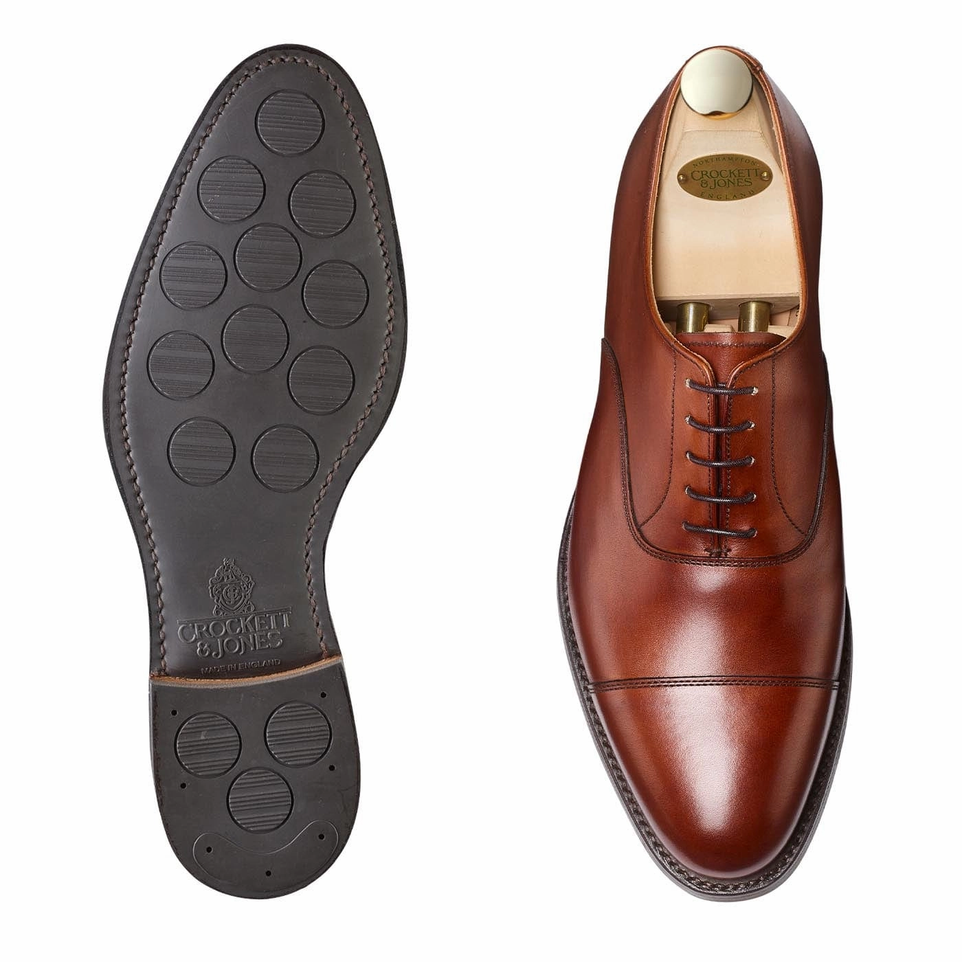 Connaught 2 Chestnut Burnished Calf (City Sole) Skin Soft