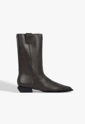 Campus Cool Padded Collar Support Ashley Leather Bootie