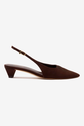 Kaitlan LL Low Pump In Brown Suede Peace Mood