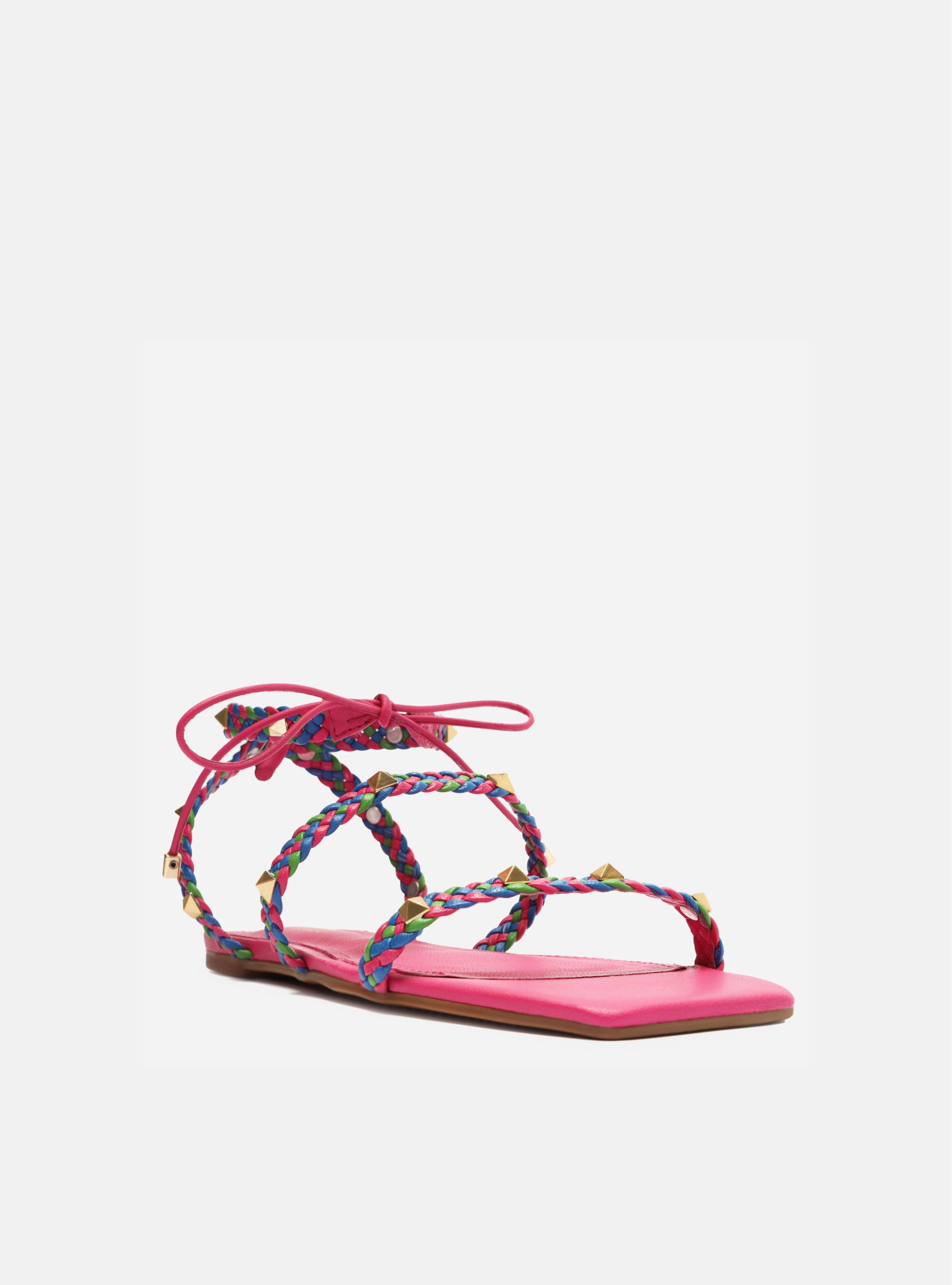 Iris Flat Sandal Trend Glow Natural Fiber Lining