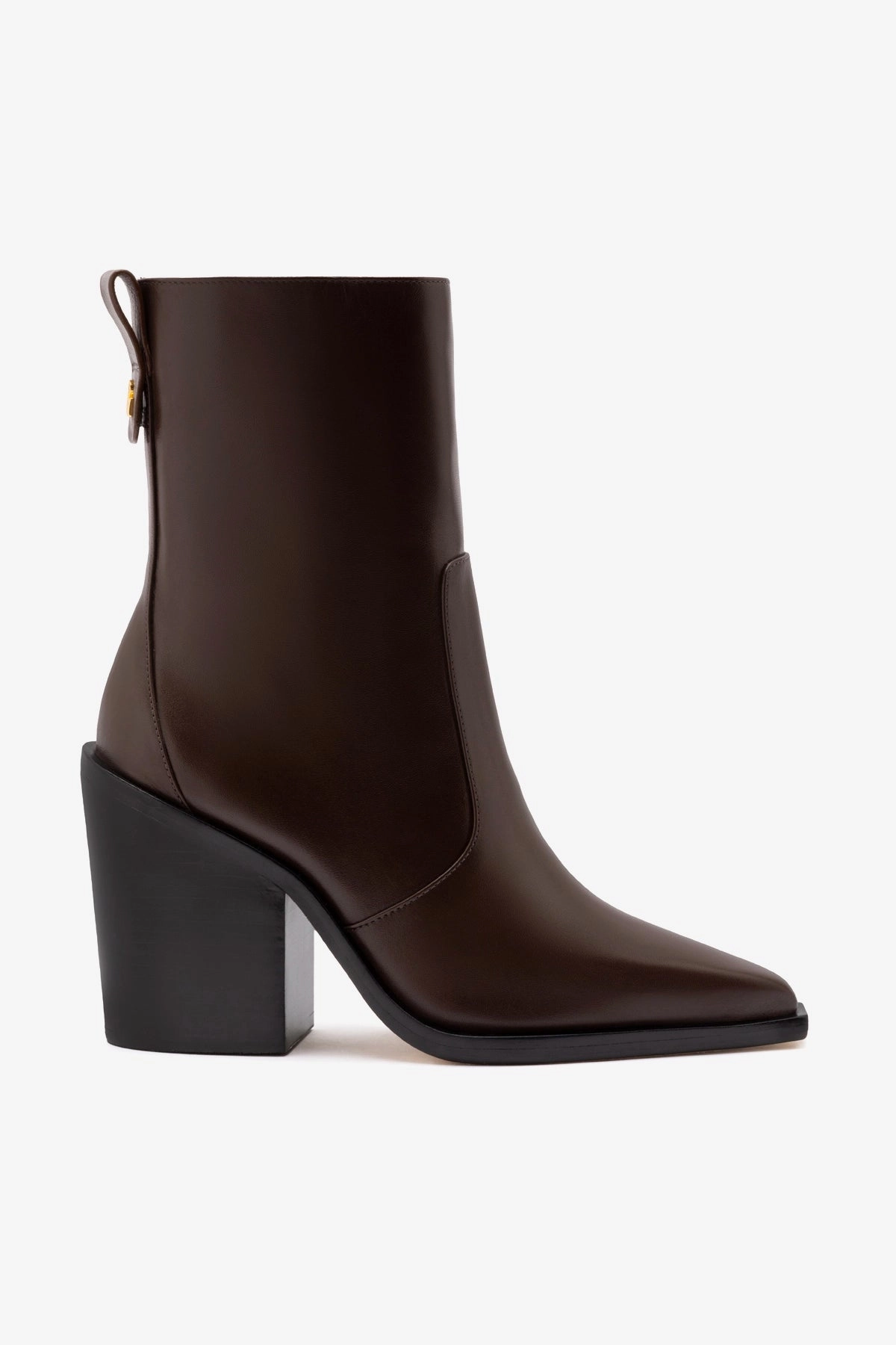 James Bootie In Brown Leather Ergonomic Wellness Seekers