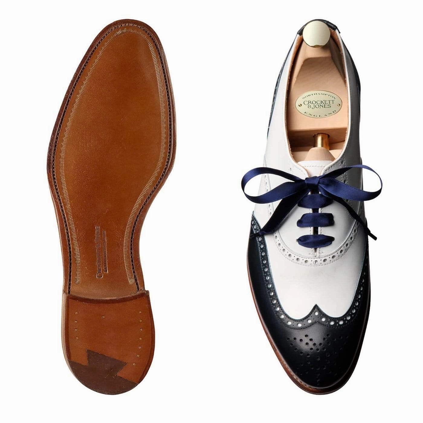 Jenny Navy & White Work Oxfords
