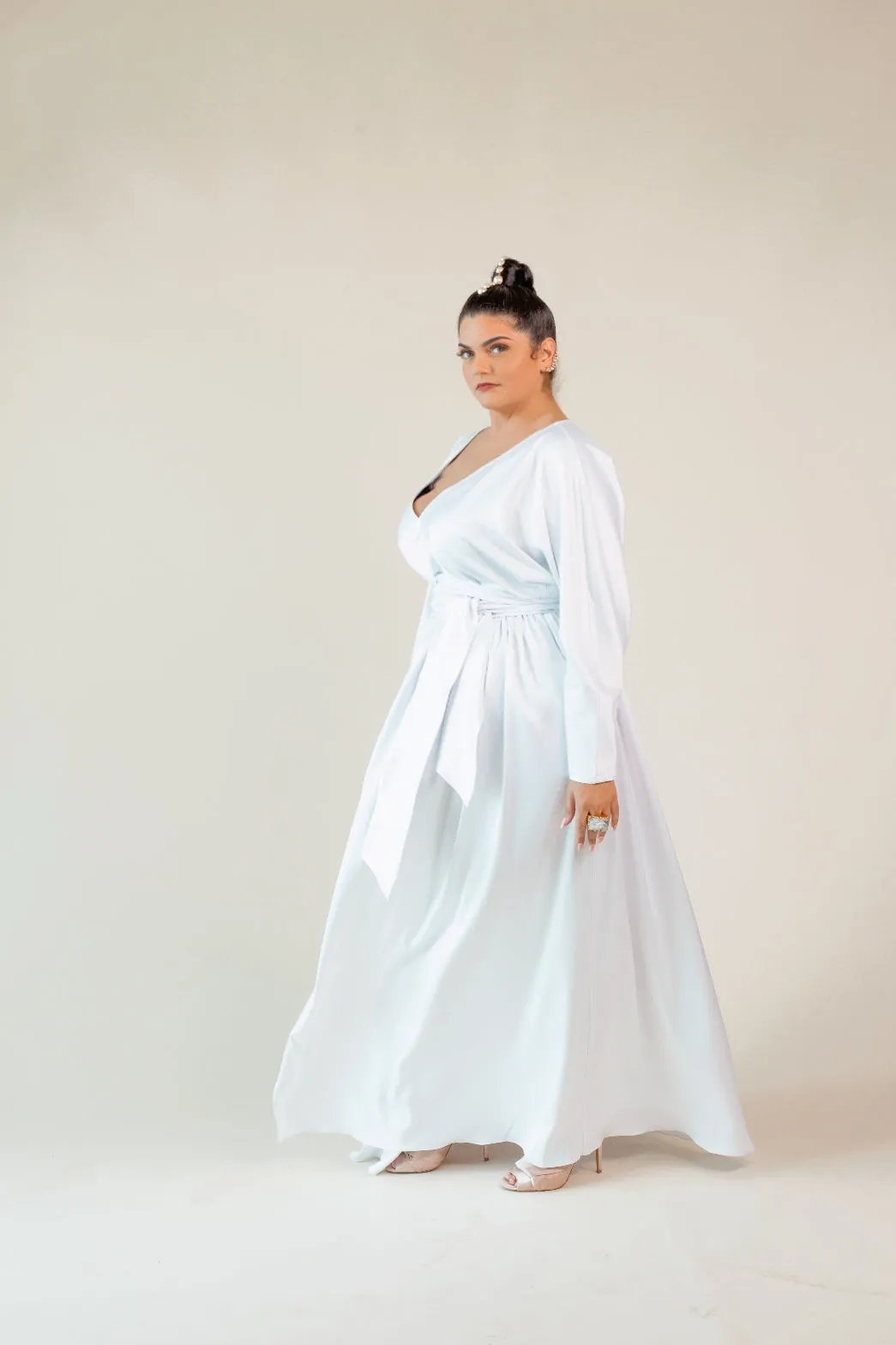 Jibri Full Sleeved Bridal Maxi Dress Classic Style