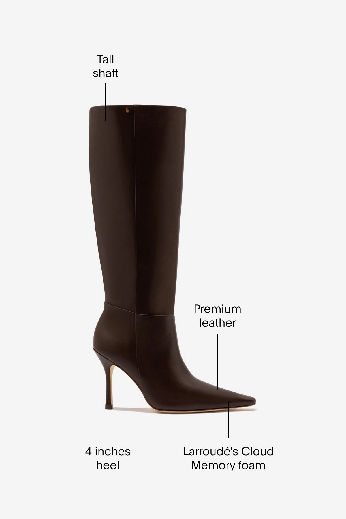 Hot Day Ventilation Perforation System Carina Boot In Brown Leather