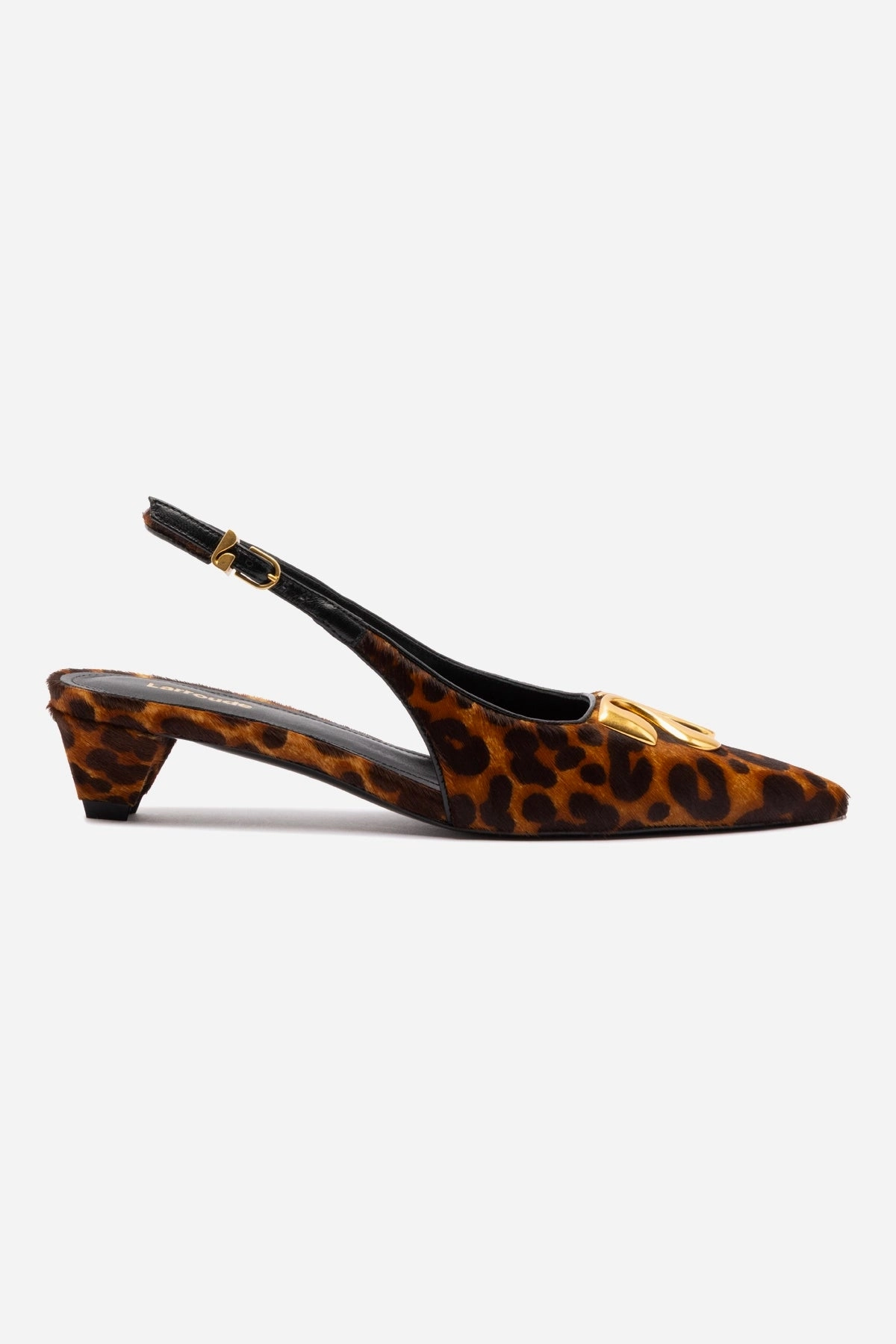 Kaitlan LL Low Pump In Leopard Print Calf Hair Agile Fit Contoured Footbed