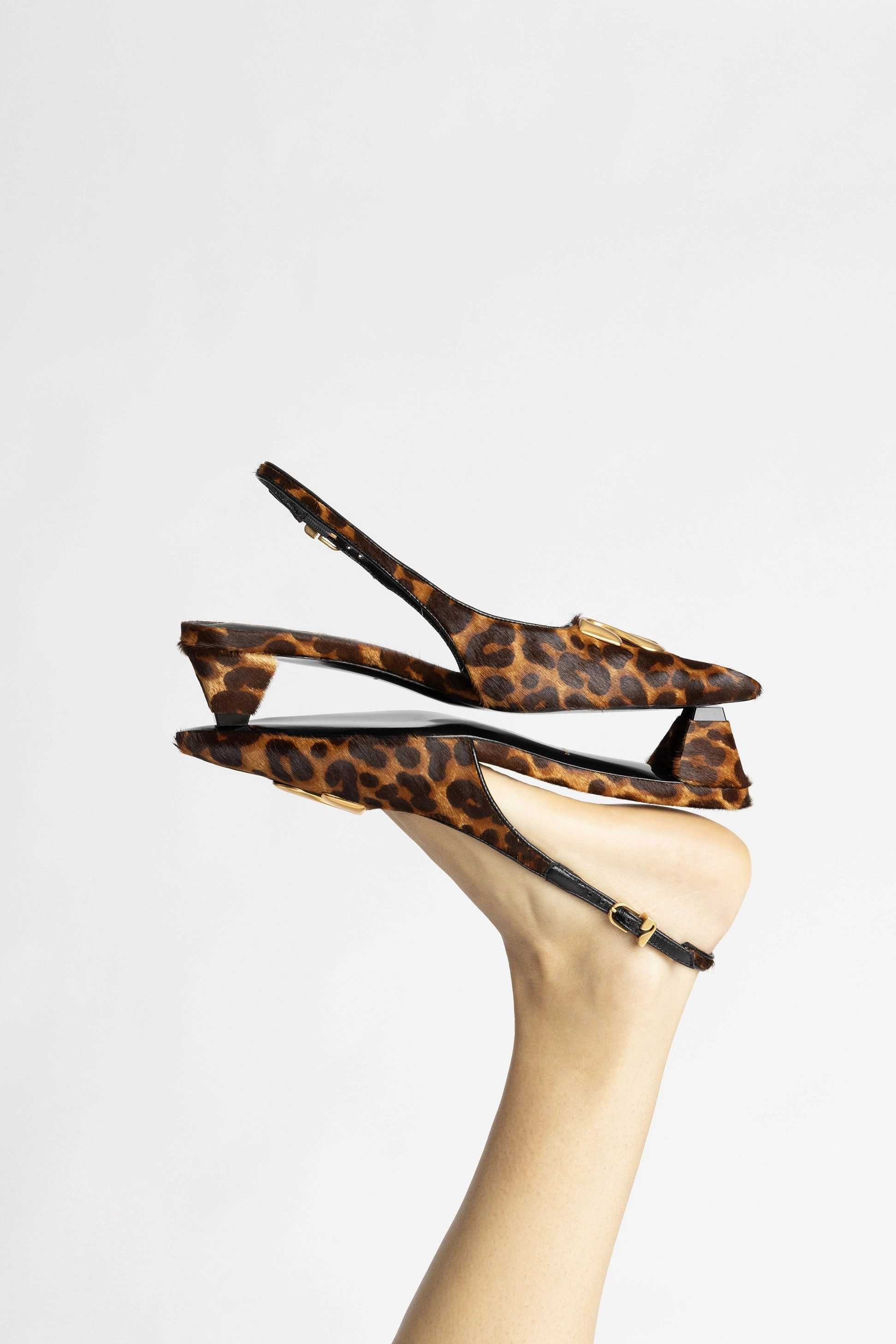 Kaitlan LL Low Pump In Leopard Print Calf Hair Rebound Technology