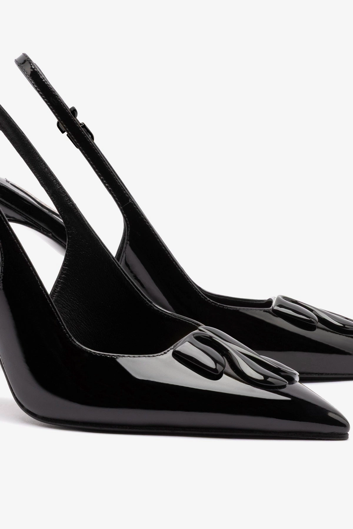Kaitlan LL Pump In Black Patent Leather Move Bold Pressure Dispersing Insole