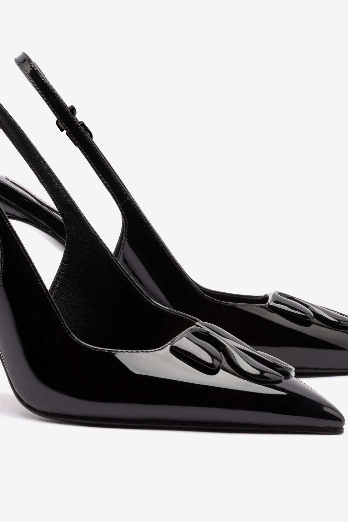 Kaitlan LL Pump In Black Patent Leather Nature Walk Zero Drop Platform