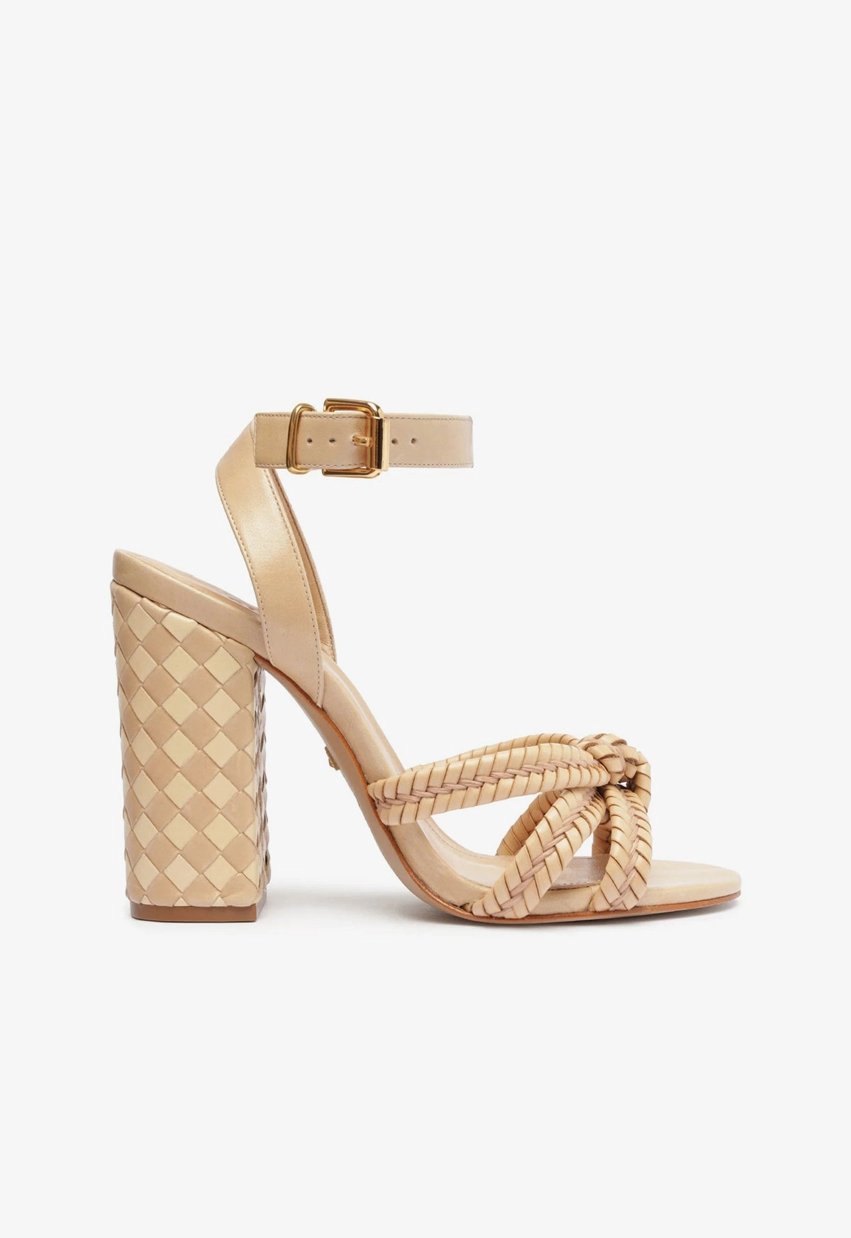 All Day Travel Light Kareena Woven Leather Sandal
