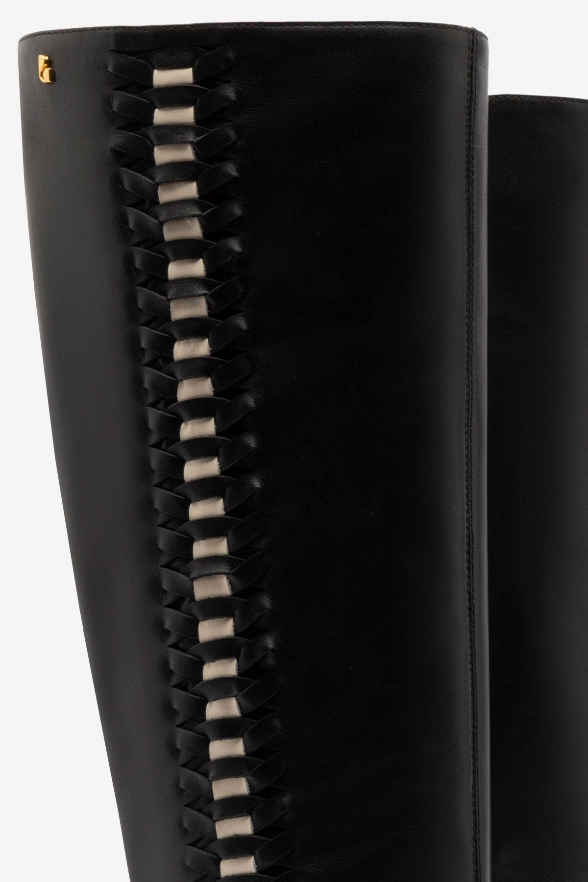 Kate Boot In Black Leather Tech Glow