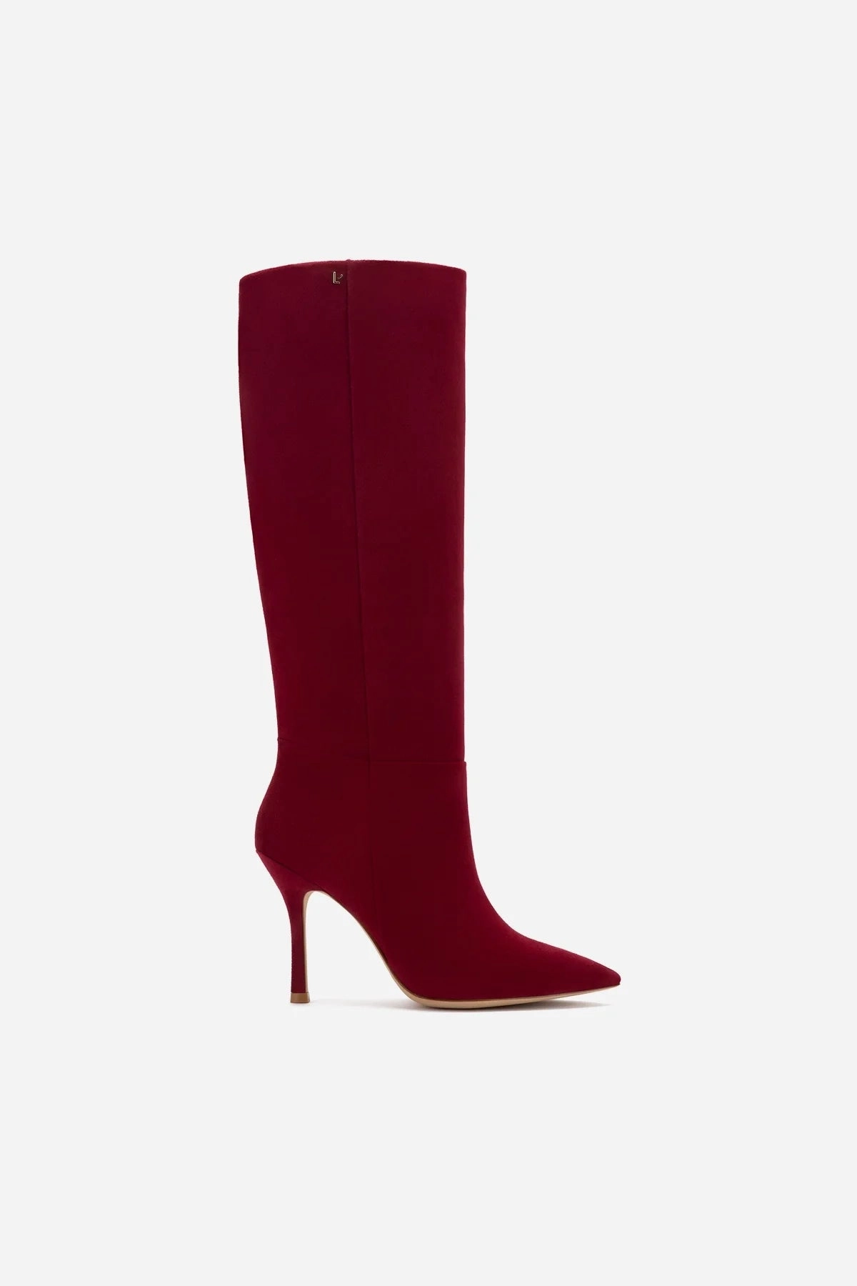 Kate Boot In Lipstick Red Suede Palm Base