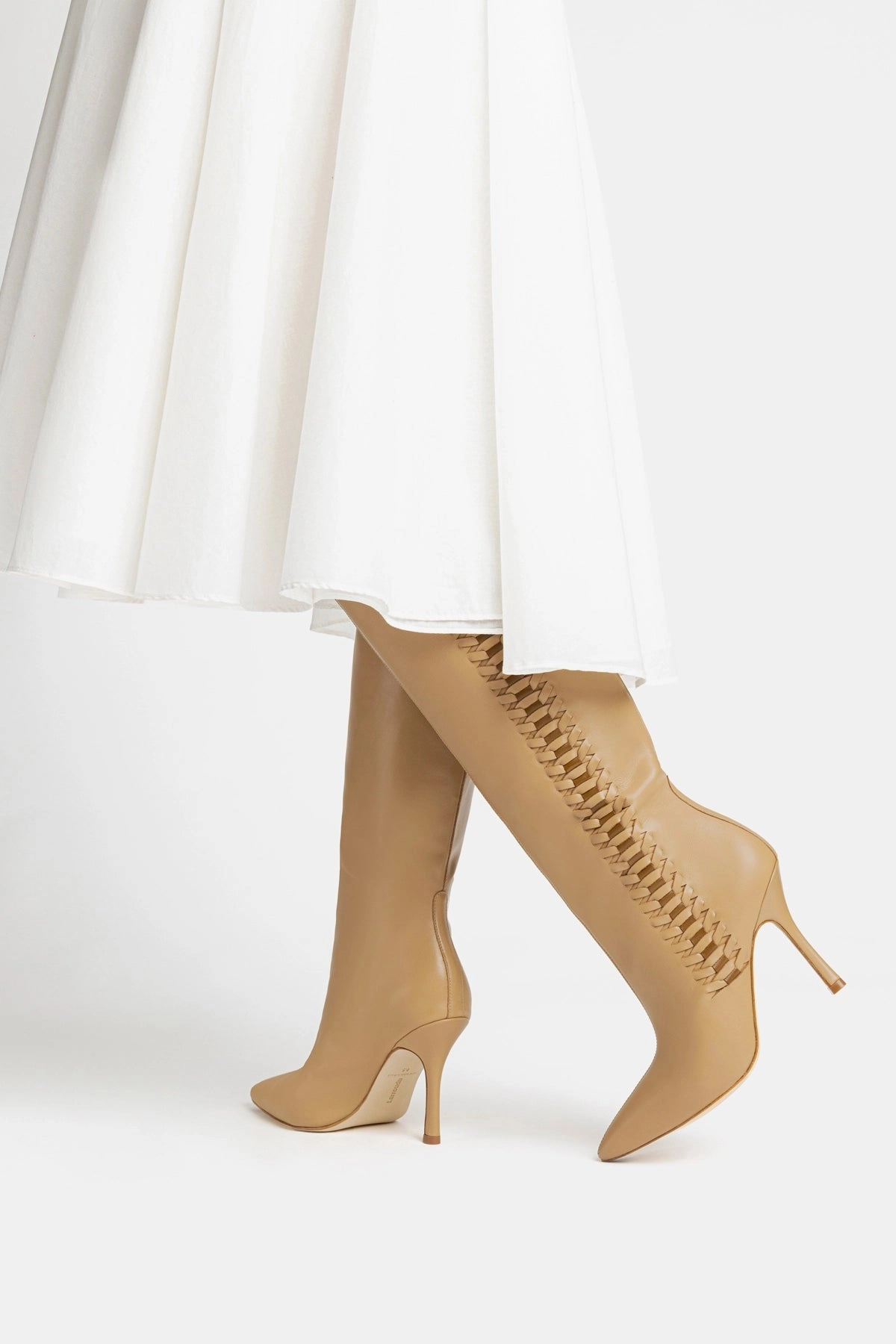 Fresh Drop Polish Look Kate Boot In Peanut Leather