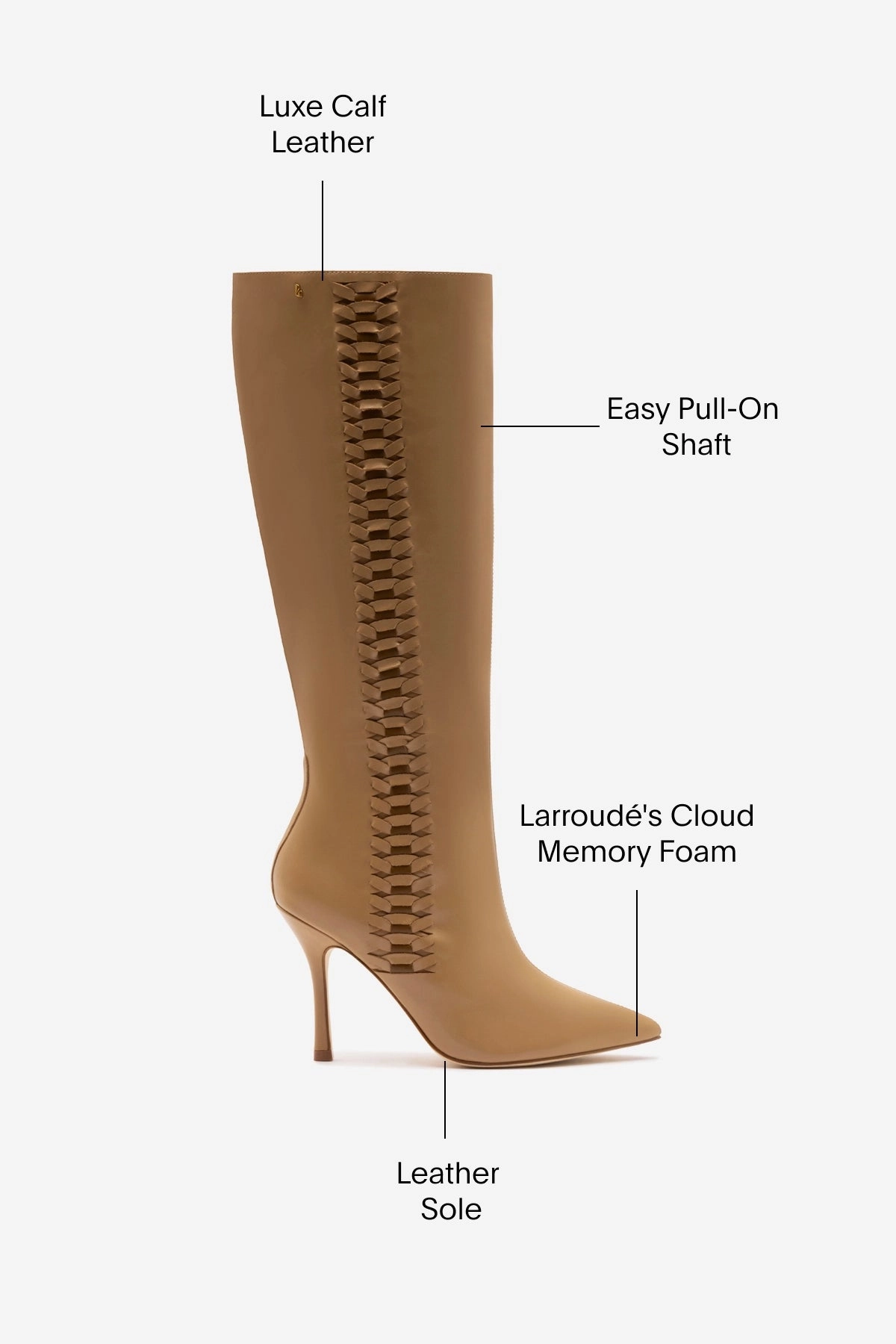 Fast Go Kate Boot In Peanut Leather