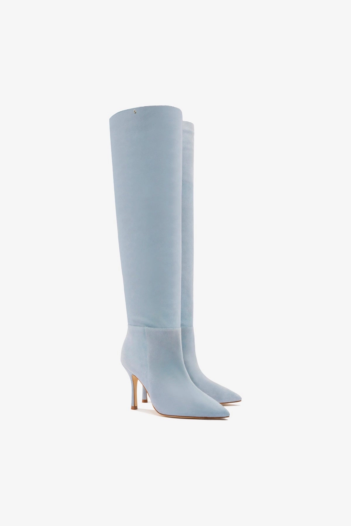 Boho Free Mix Hue Kate Hi Boot In Light Blue Suede