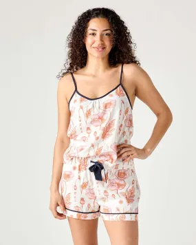 Katie Kime Poppy Cami Short Set in Pink TemperatureRegulating