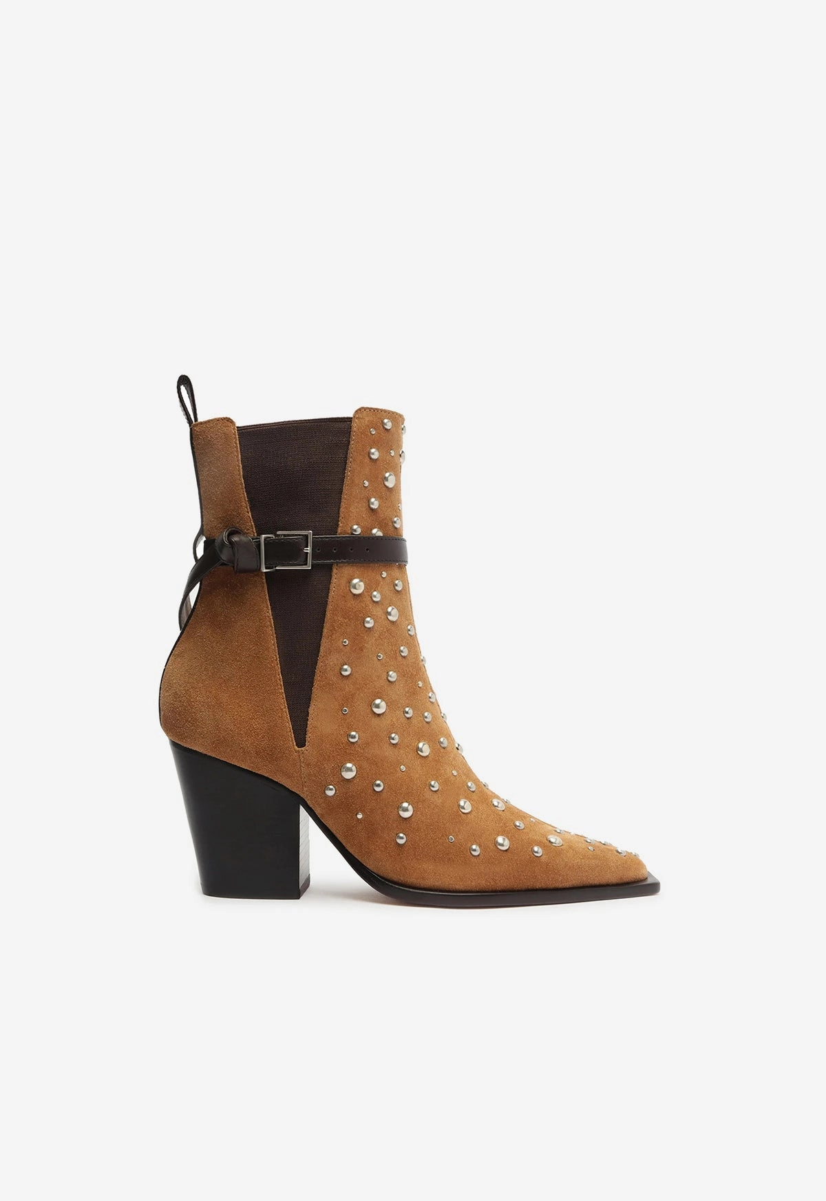 Zip Up Kelsey Suede Bootie