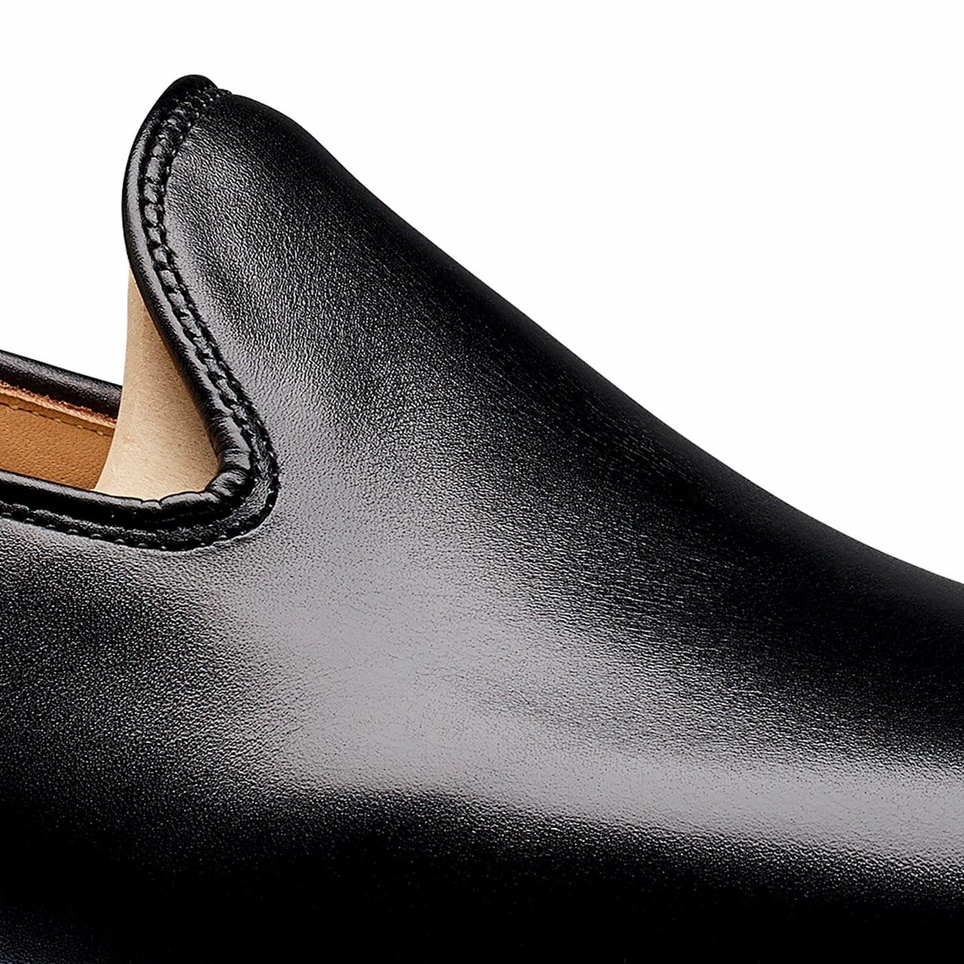 Kensington Black Calf Polished Profile Form Neat