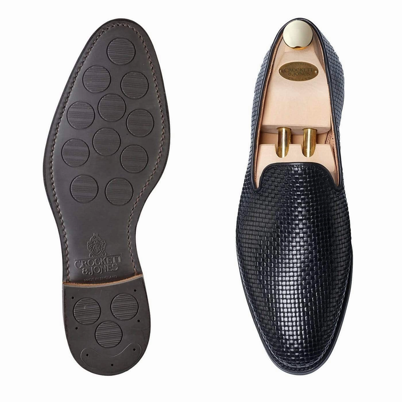 Kensington Black Woven Calf Park Step