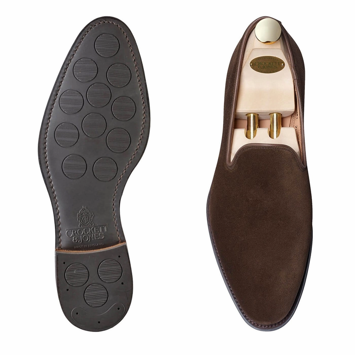 Kensington Dark Brown Calf Suede Star Mood