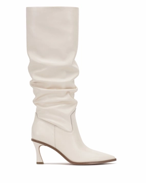 Kindre Extra Wide Calf Slouchy Knee High Boot Moon Walk