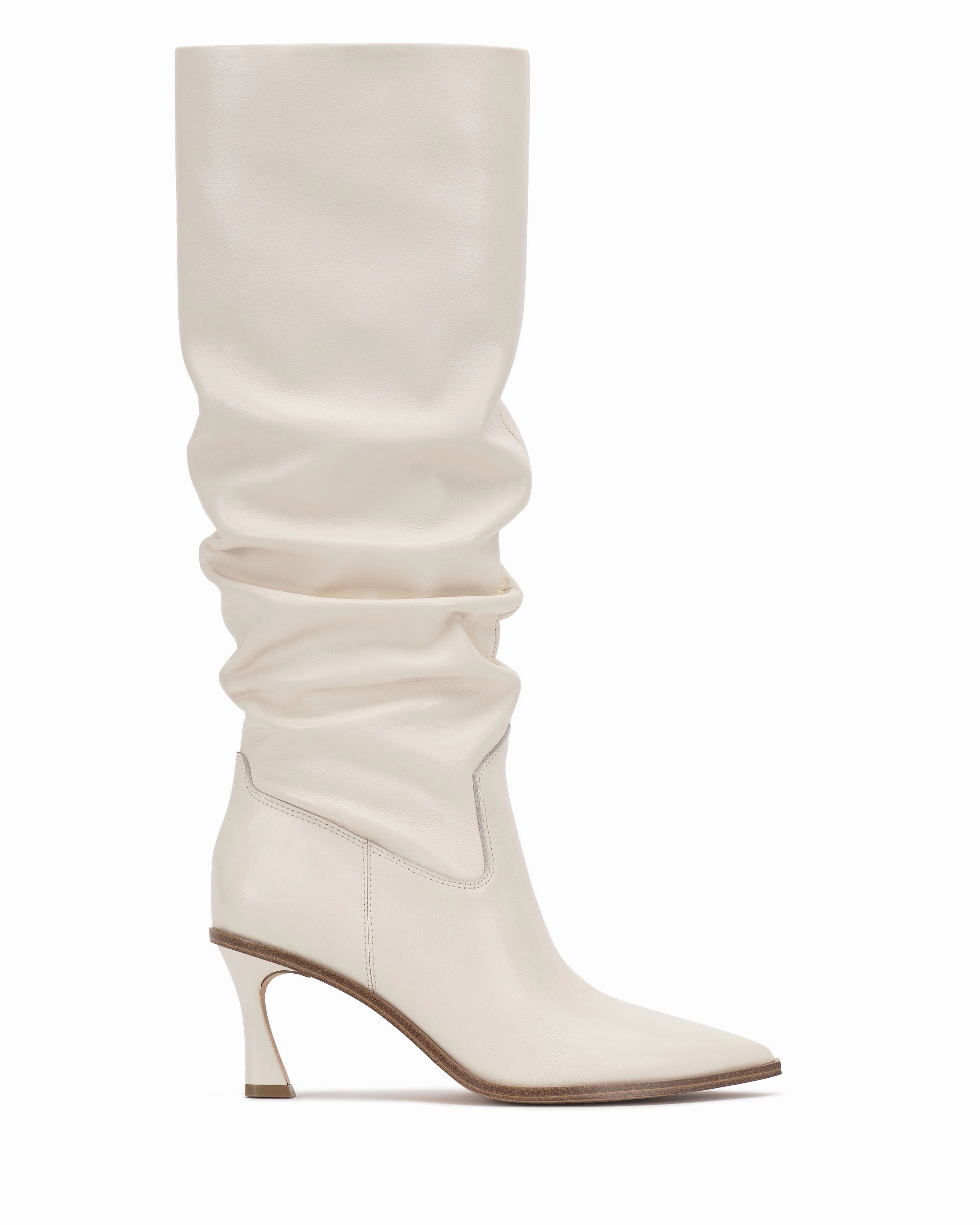 Kindre Extra Wide Calf Slouchy Knee High Boot Moon Walk