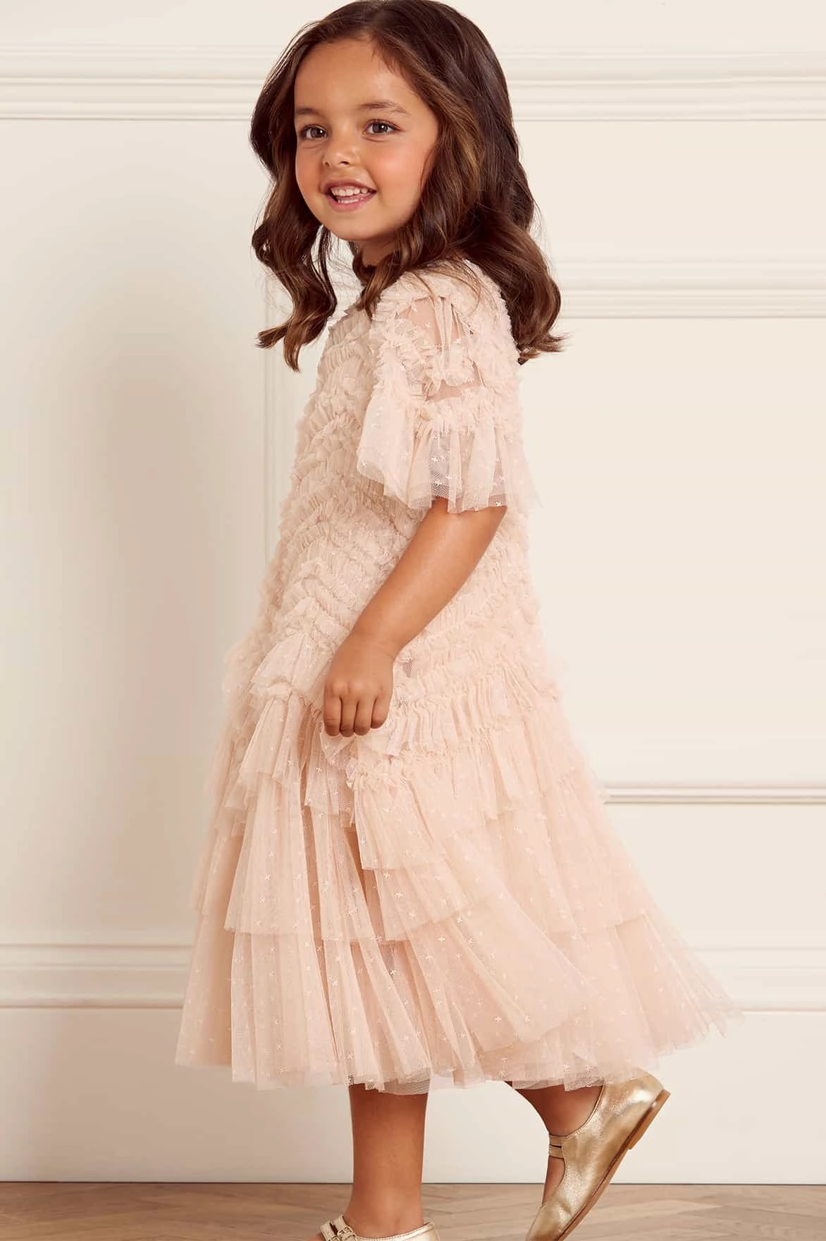 Elia Kids Dress Double Layered Hem Reinforcement