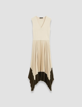 machine washable material Knit Weave Pliss Animation Dura Dress