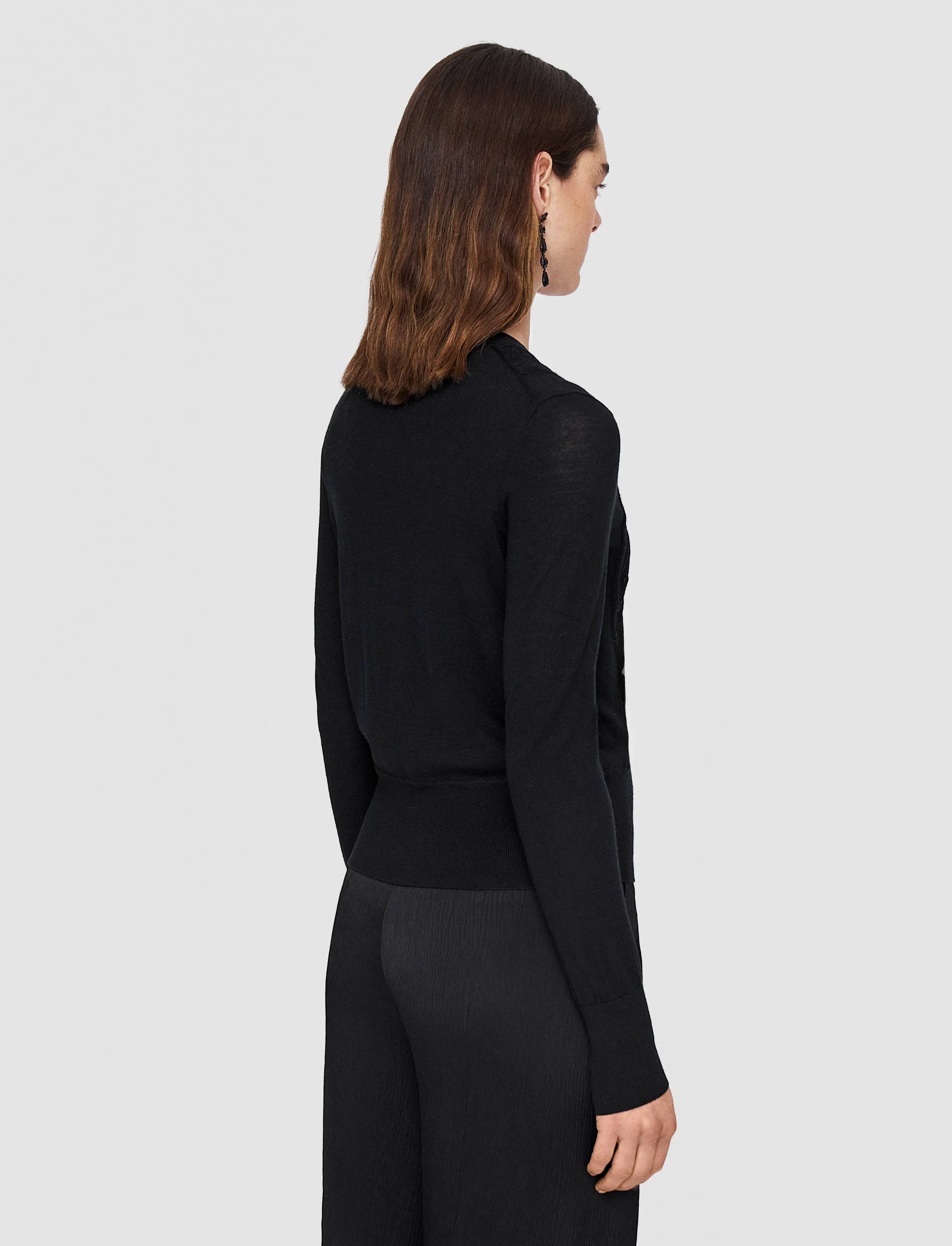 Lace Knit Cardigan Street Casual Zero Waste Knitting